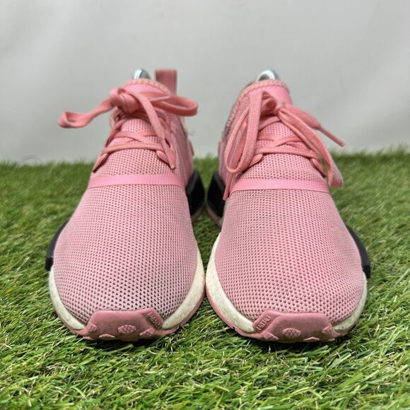 Adidas NMD R1 Girls Size 4Y Pink Black Athletic Running Shoes Sneakers B42086 - Picture 5 of 13